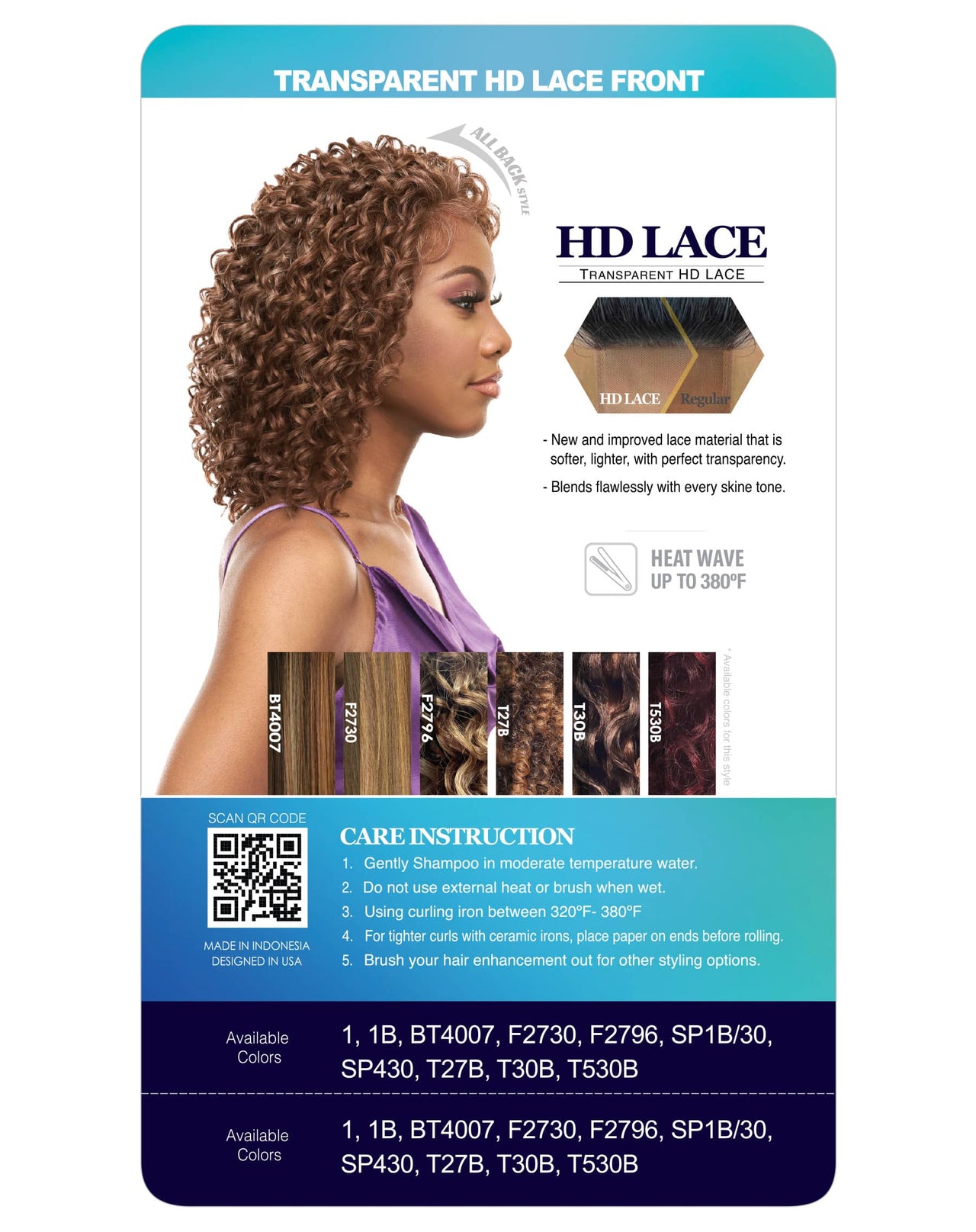 Vanessa Tops Synthetic HD Lacefront Wig Prita - ANNS BEAUTY SUPPLY
