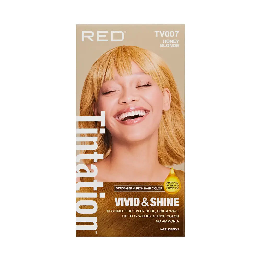 Red Tintation Vivid and Shine Hair Color TV007 Honey Blonde - ANNS BEAUTY SUPPLY