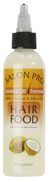 Salon Pro Coconut Oil Formula Hair Food With Almond & Olive Oil 4 Fl. Oz. - ANNS BEAUTY SUPPLY