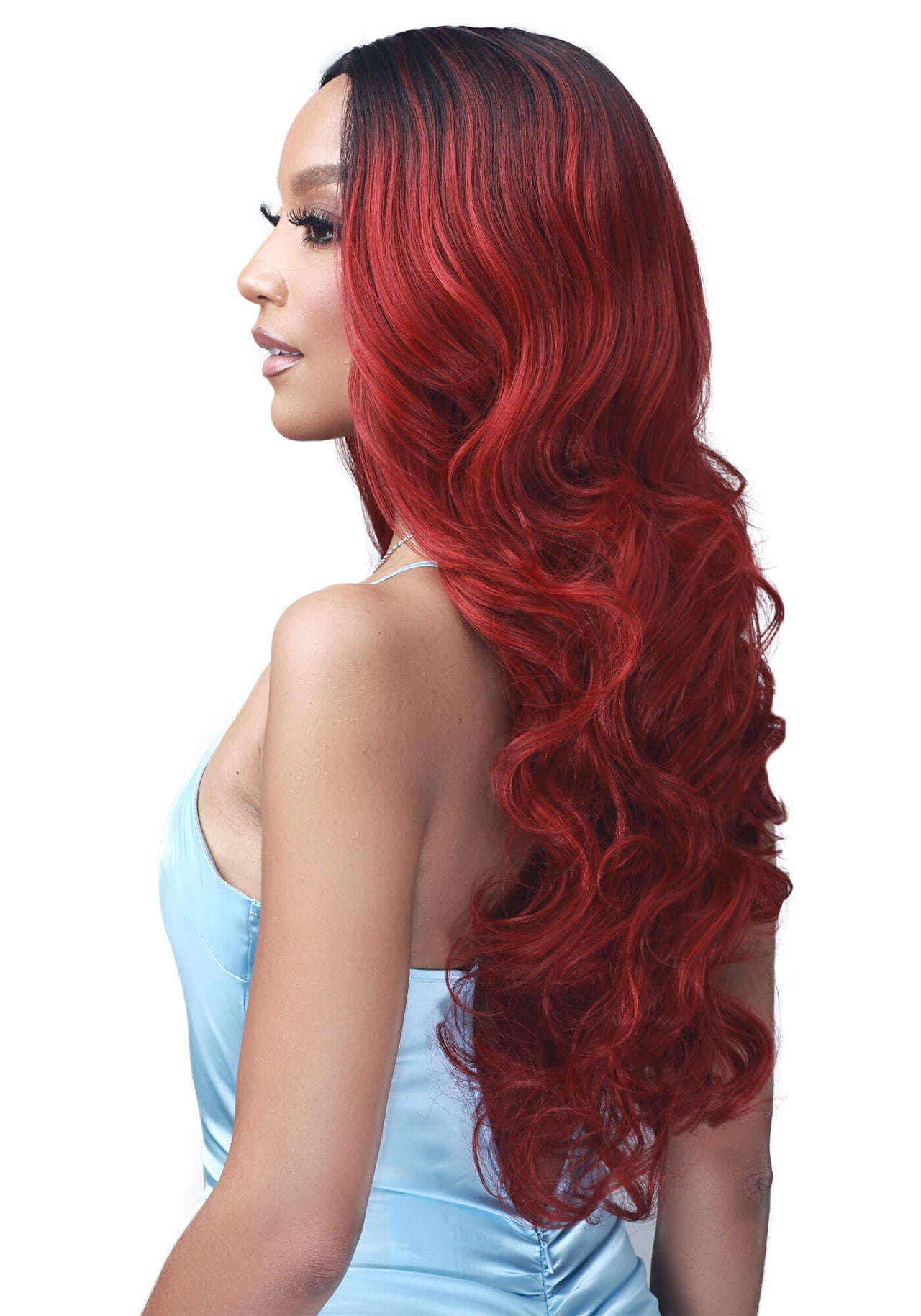 Laude & Co. Human Hair Blend JENIKA Lace Front Wig UGBL004