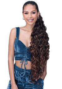 Laude Hair Synthetic Drawstring Ponytail – Spring Curl 30