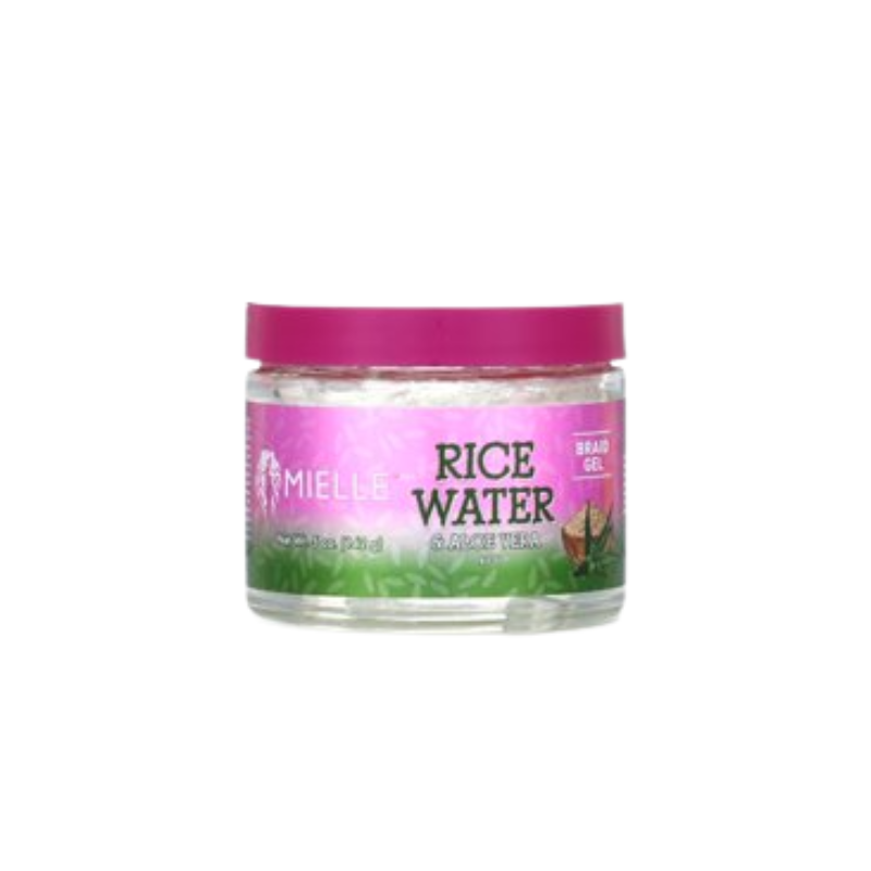 Mielle Rice Water Braid Gel with Aloe Vera – 5 oz - ANNS BEAUTY SUPPLY