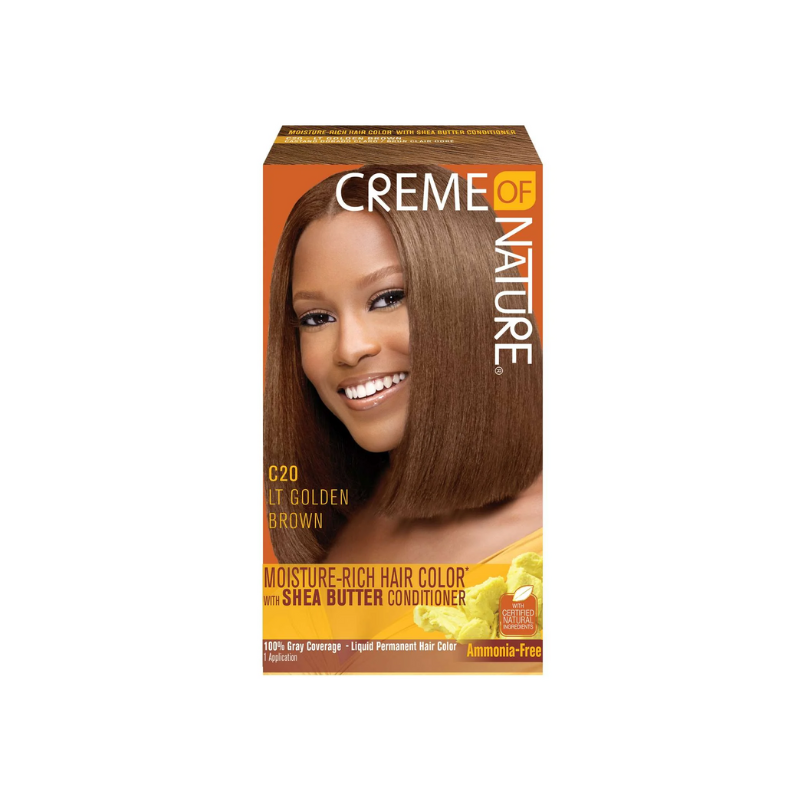 Creme of Nature LIQ Color - 20 Light Golden Brown - ANNS BEAUTY SUPPLY