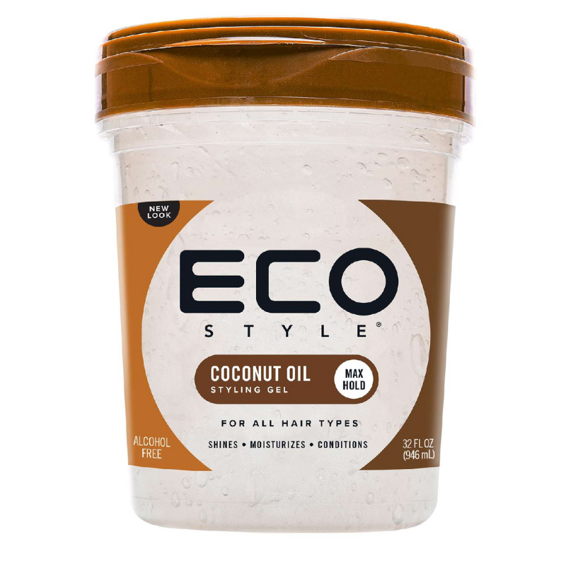 Eco Style Coconut Oil Styling Gel – 32 fl oz - ANNS BEAUTY SUPPLY