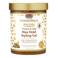 Moisture Miracle Max Hold Styling Gel – 18 oz - ANNS BEAUTY SUPPLY