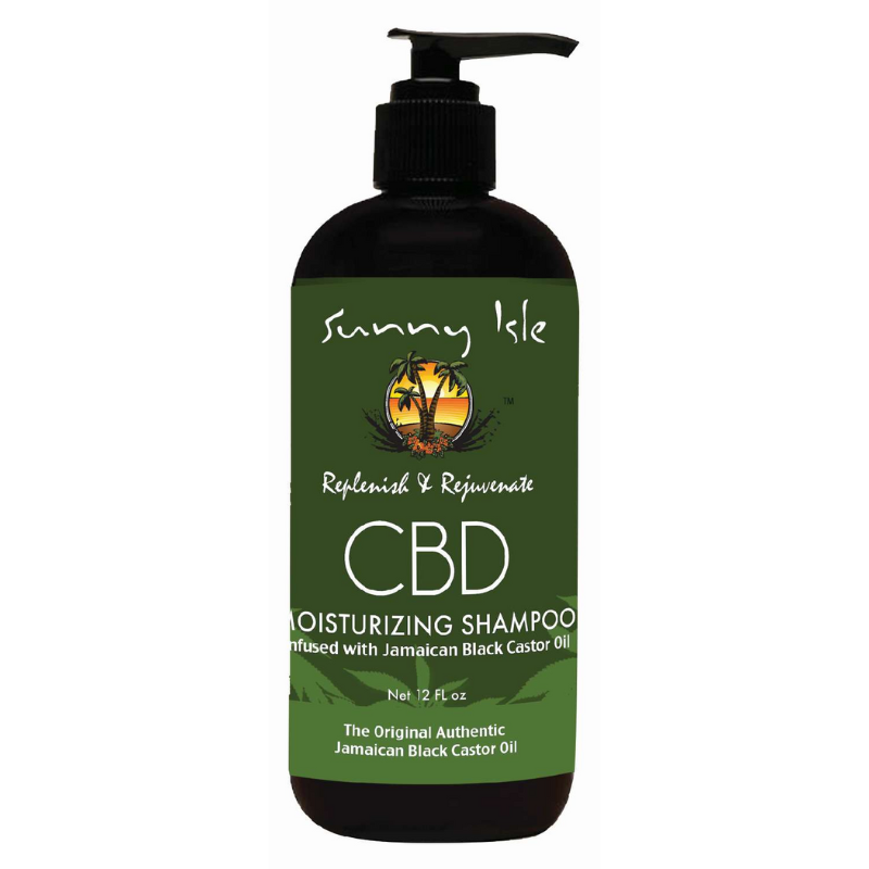 Sunny Isle CBD Moisturizing Shampoo – 12 fl oz - ANNS BEAUTY SUPPLY