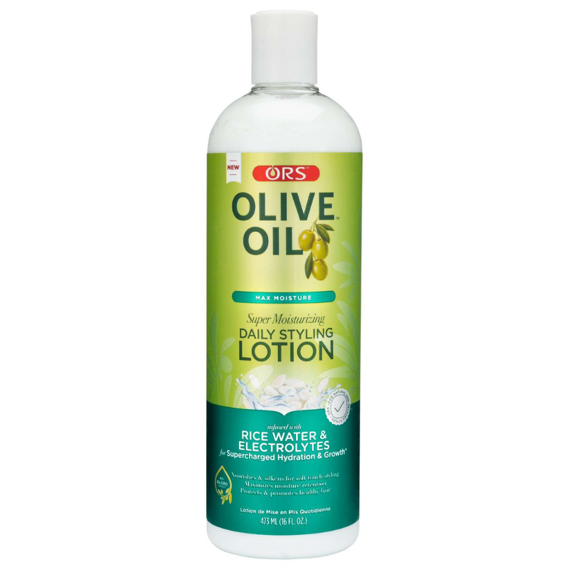 ORS Olive Oil Max Moisture Super Moisturizing Daily Styling Lotion - 16 FL oz - ANNS BEAUTY SUPPLY