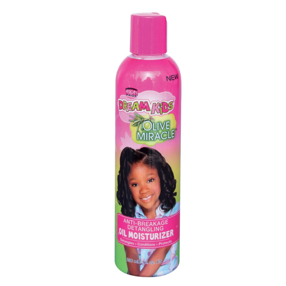 Dream Kids Olive Miracle Anti-Breakage Detangling Oil Moisturizer – 8 FL OZ - ANNS BEAUTY SUPPLY