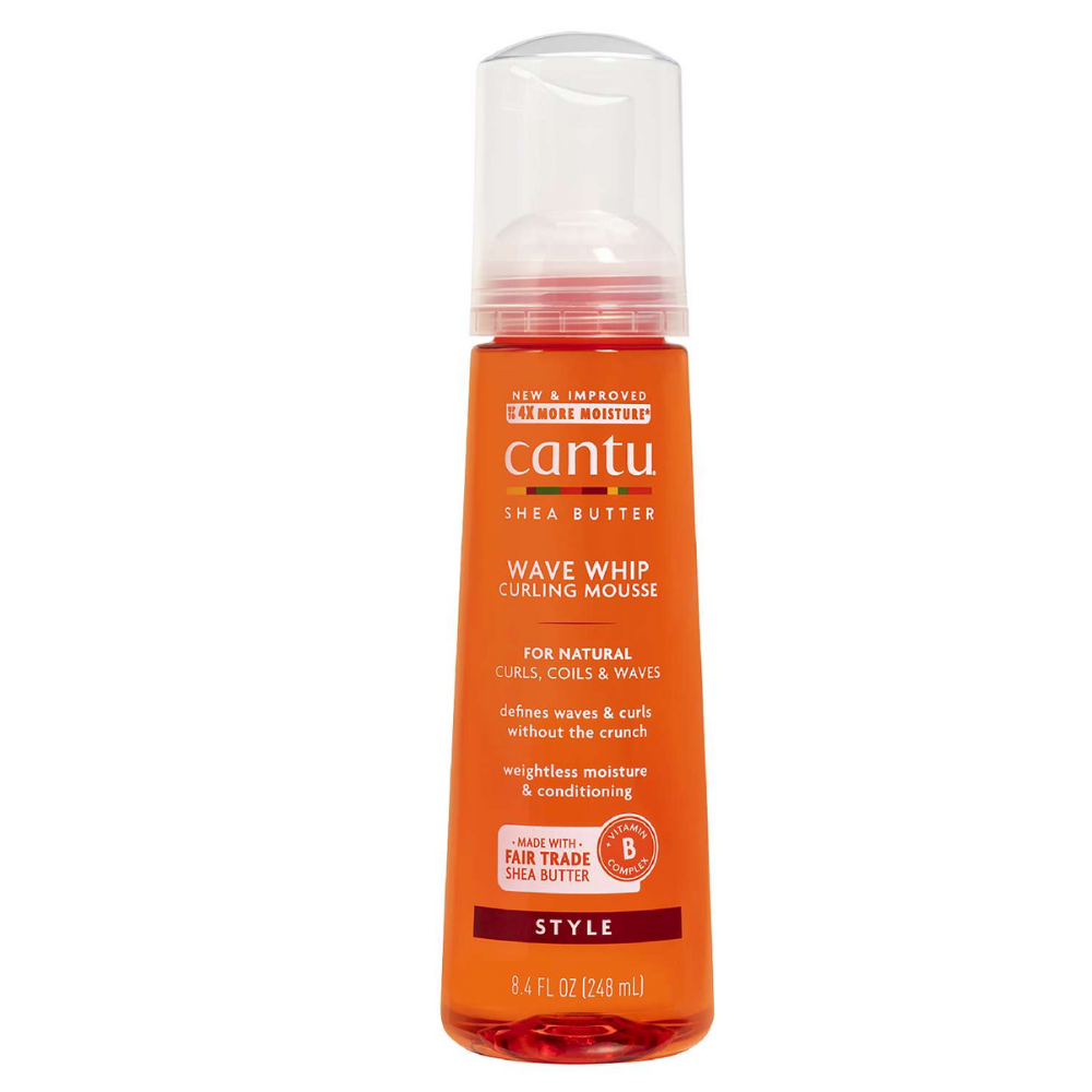 Cantu Shea Butter Wave Whip Curling Mousse – 8.4 FL OZ - ANNS BEAUTY SUPPLY