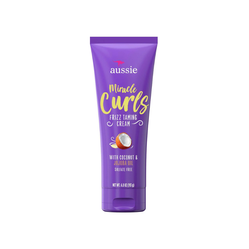 AUSSIE MIRACLE CURLS FRIZZ TAMING CREAM – 6.8 OZ - ANNS BEAUTY SUPPLY
