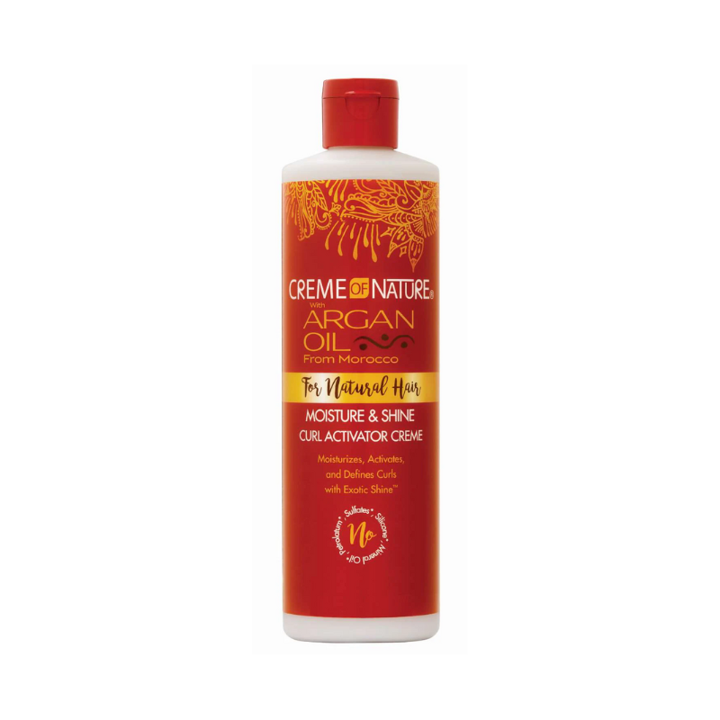 Creme of Nature with Argan Oil Moisture & Shine Curl Activator Creme – 12 oz - ANNS BEAUTY SUPPLY