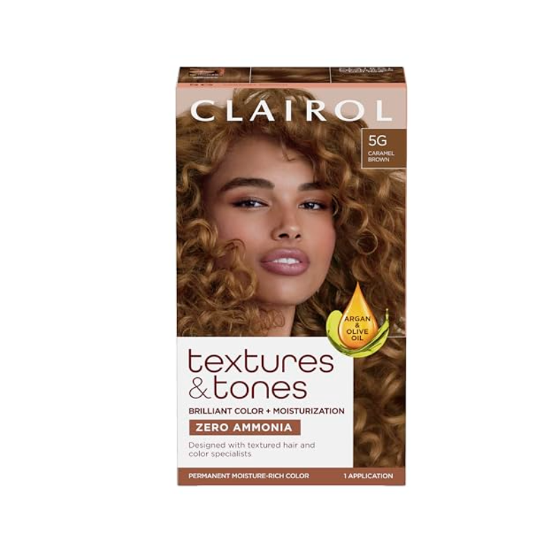 Clairol Textures & Tones Permanent Hair Color - 5G Caramel Brown - ANNS BEAUTY SUPPLY