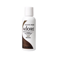 Adore Shining Semi-Permanent Hair Color - 107 Mocha -4 oz - ANNS BEAUTY SUPPLY