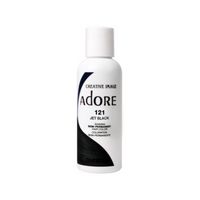 Adore Shining Semi-Permanent Hair Color – Jet Black 121 - 4 oz - ANNS BEAUTY SUPPLY
