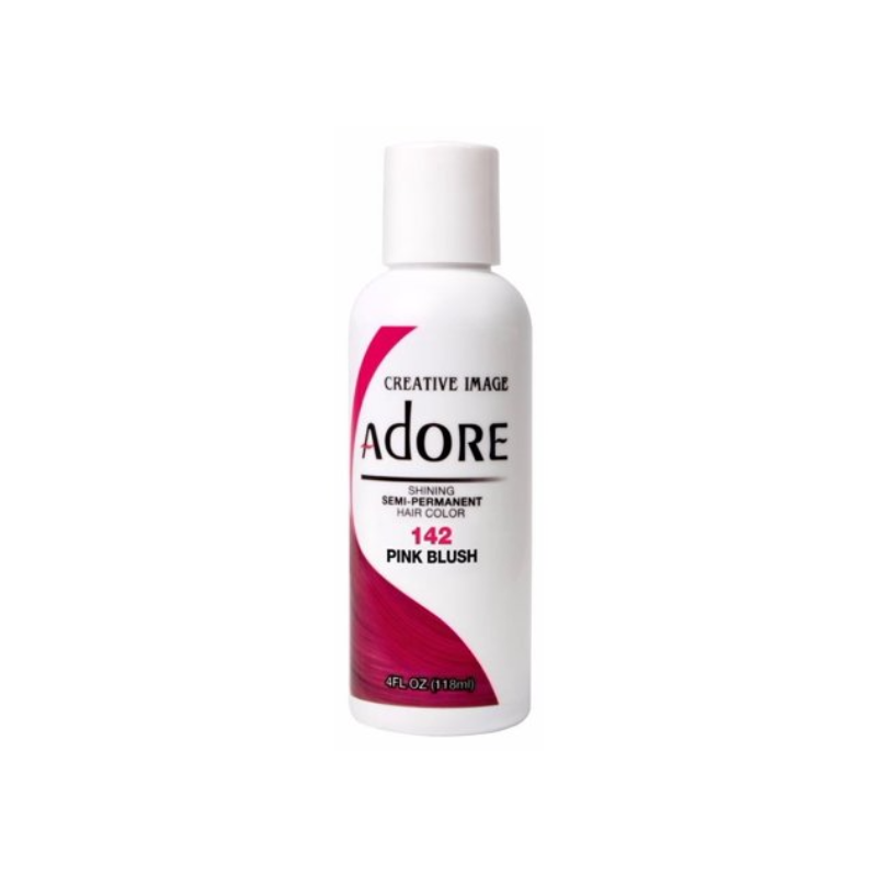 Adore Shining Semi-Permanent Hair Color – Pink Blush 142 - 4 oz - ANNS BEAUTY SUPPLY