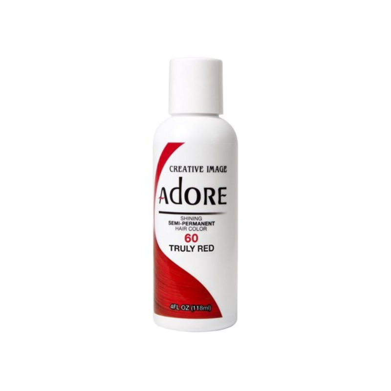 Adore Semi-Permanent Hair Color 60 Truly Red - 4 oz - ANNS BEAUTY SUPPLY