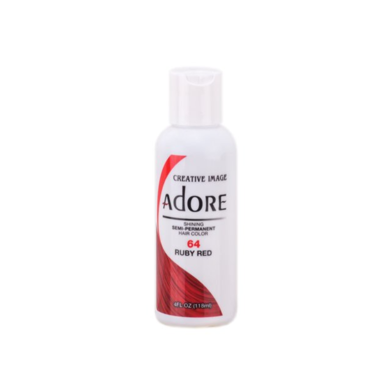 Adore Semi-Permanent Hair Color – 64 Ruby Red - 4 fl oz - ANNS BEAUTY SUPPLY