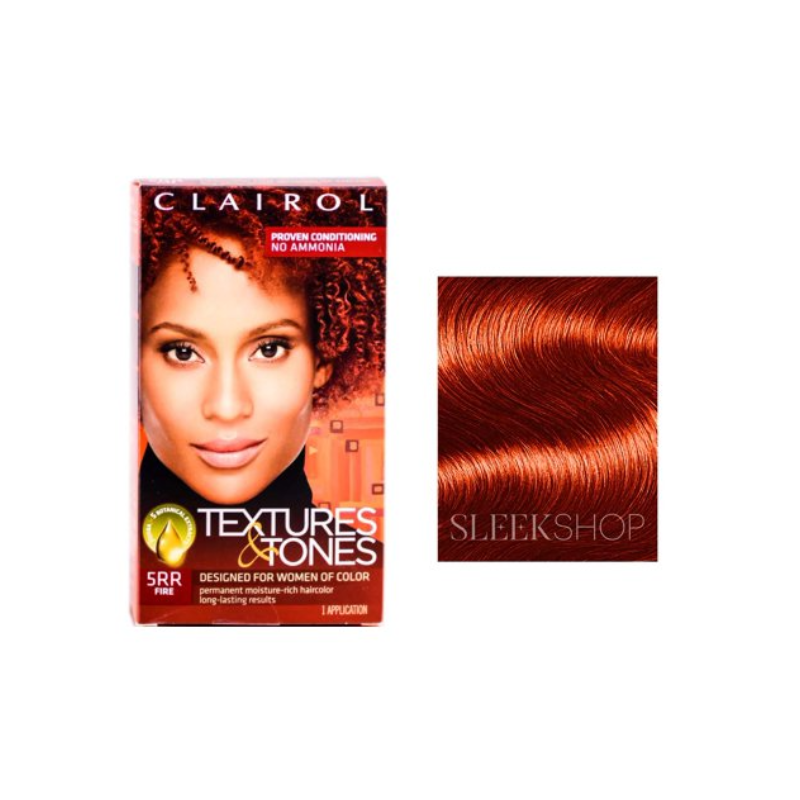 Clairol Textures & Tones Permanent Hair Color – Fire 5RR - ANNS BEAUTY SUPPLY