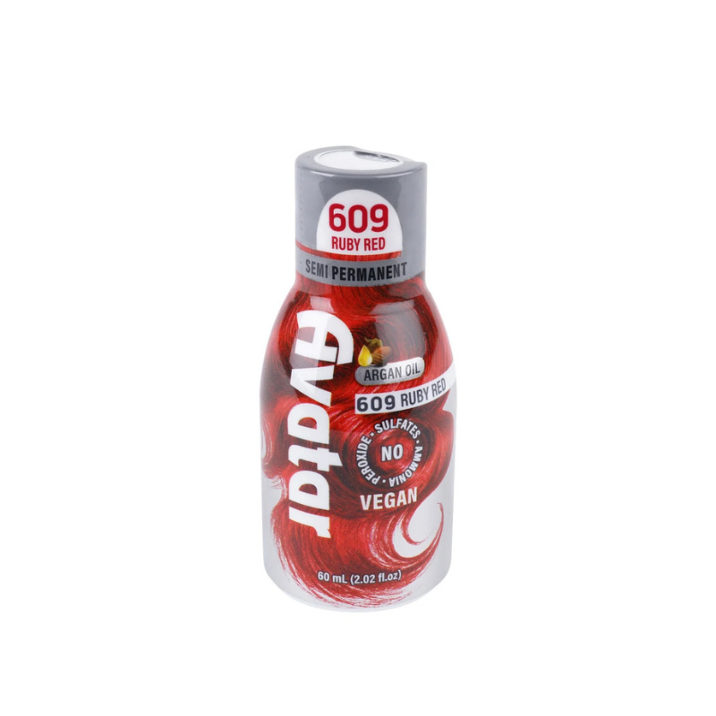 Argan Oil Semi Permanent Hair Dye 609 Ruby Red – 2.02z - ANNS BEAUTY SUPPLY