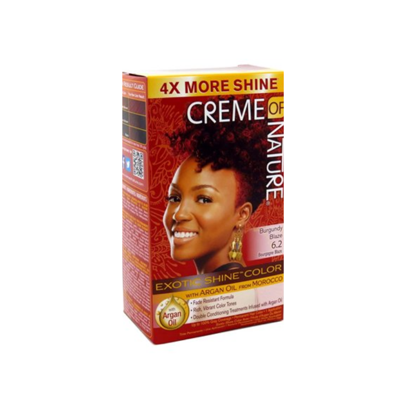 Creme of Nature Exotic Shine™ Hair Color – Burgundy Blaze 6.2 - ANNS BEAUTY SUPPLY