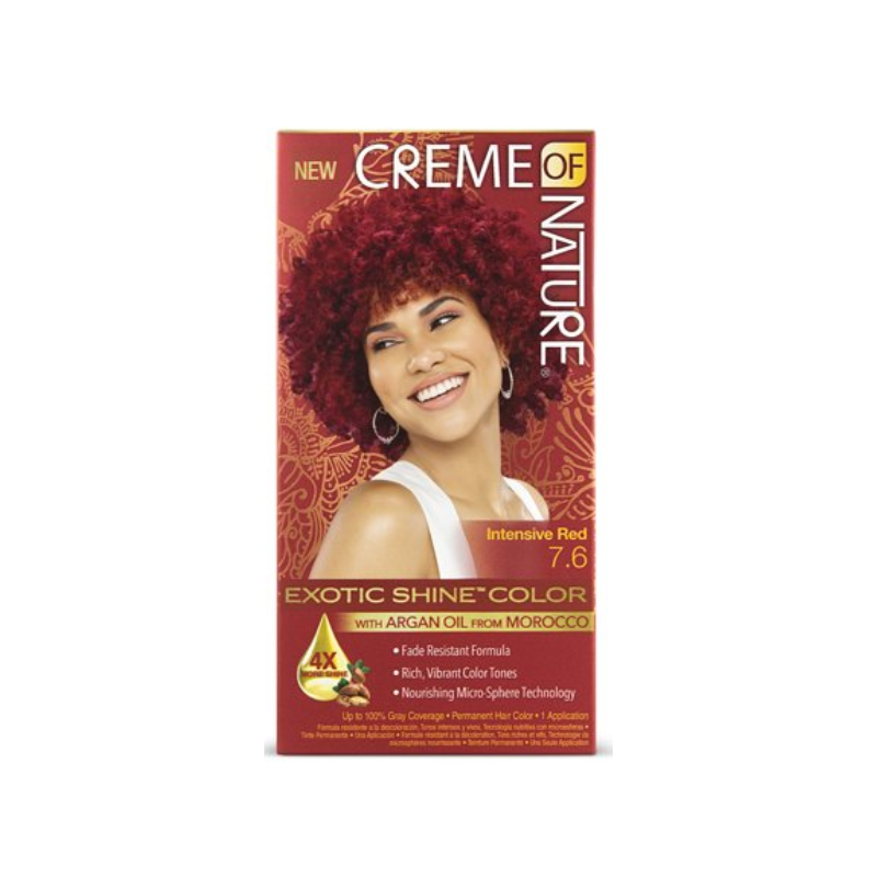 Creme of Nature Exotic Shine™ Hair Color – Intensive Red 7.6 - ANNS BEAUTY SUPPLY
