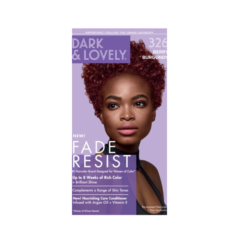 Dark & Lovely Fade Resist Hair Color – Berry Burgundy 326 - ANNS BEAUTY SUPPLY