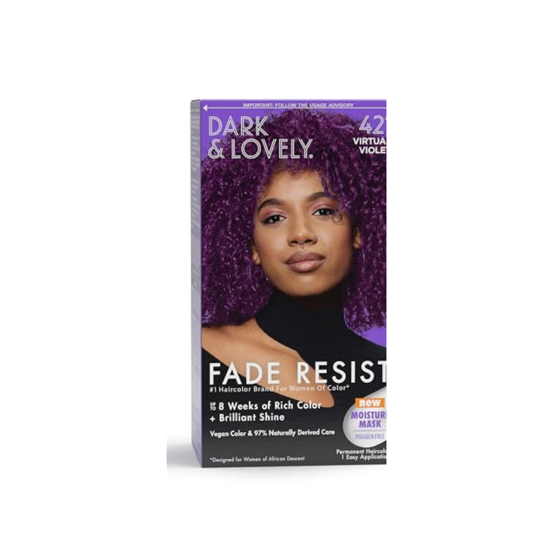 Dark & Lovely Fade-Resist Hair Color Virtual Violet  – 421 - ANNS BEAUTY SUPPLY