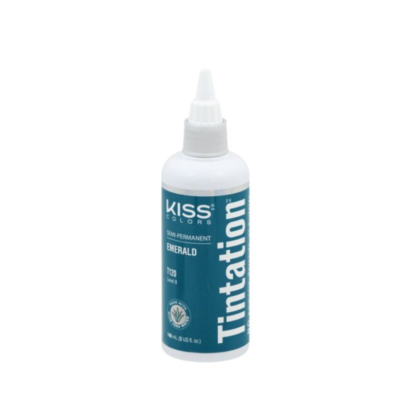 Kiss Colors Tintation Semi-Permanent Hair Color – Emerald T120 - 5 0z - ANNS BEAUTY SUPPLY