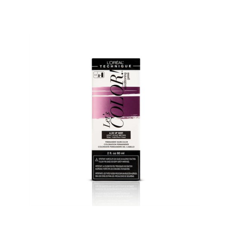 L'Oréal Technique Let's Color! 4.25 Up Beet – Light Violet Brown – 2 oz - ANNS BEAUTY SUPPLY