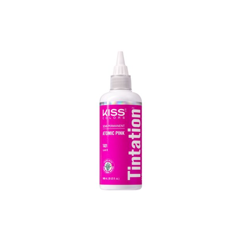 Kiss Colors Tintation Semi-Permanent Hair Dye Atomic Pink - 5 fl oz - ANNS BEAUTY SUPPLY