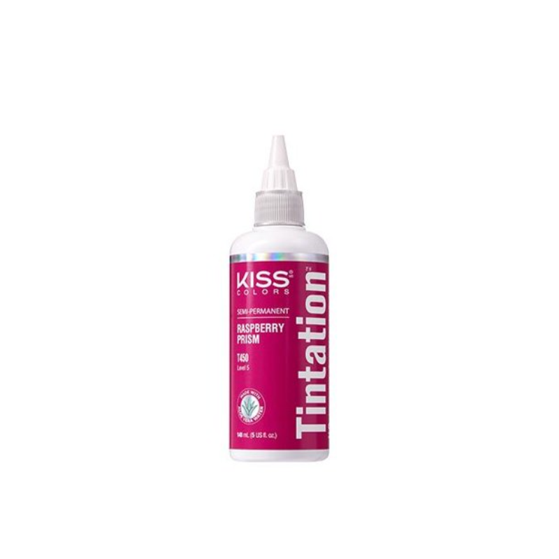 Kiss Colors Tintation Semi-Permanent Hair Color – Raspberry Prism T450 – 5 oz - ANNS BEAUTY SUPPLY