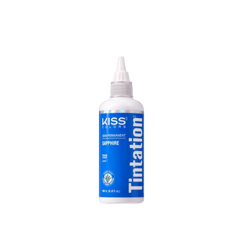 Kiss Colors Tintation Semi-Permanent Hair Color – Sapphire T222 – 5 oz - ANNS BEAUTY SUPPLY