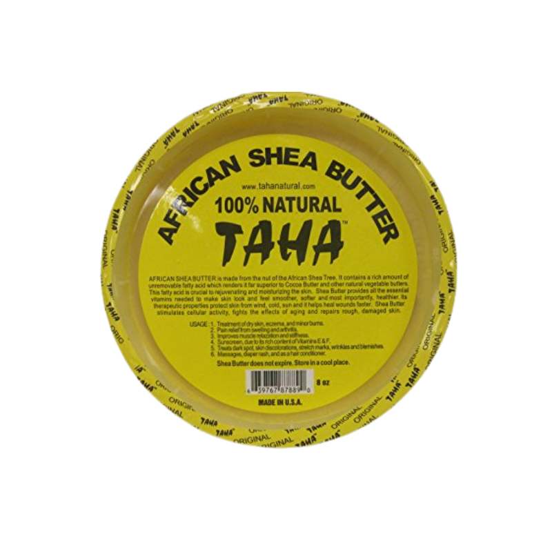 Taha 100% Natural African Shea Butter – 8 oz - ANNS BEAUTY SUPPLY