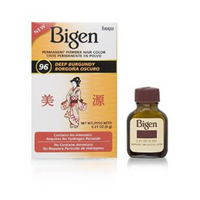 Bigen Permanent Powder Hair Color – Deep Burgundy 96 – 0.21 oz - ANNS BEAUTY SUPPLY