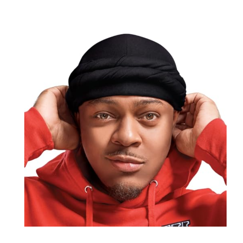 RED by Kiss Bow Wow X Satin-Lined Halo Turban – Black HD301 - ANNS BEAUTY SUPPLY