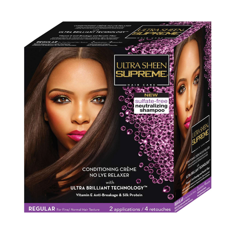 Ultra Sheen Supreme Conditioning Crème No Lye Relaxer – Regular - ANNS BEAUTY SUPPLY