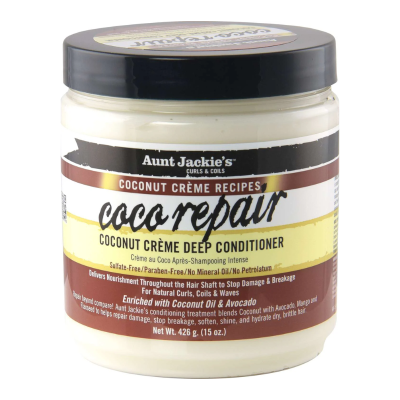 Aunt Jackie’s Coco Repair Coconut Crème Deep Conditioner – 15 oz - ANNS BEAUTY SUPPLY