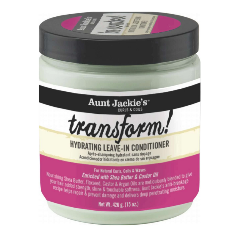 Aunt Jackie’s Transform Hydrating Leave-In Conditioner – 15 oz - ANNS BEAUTY SUPPLY