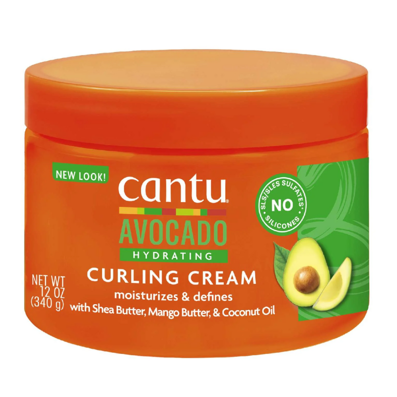Cantu Avocado Hydrating Curling Cream – 12 oz - ANNS BEAUTY SUPPLY