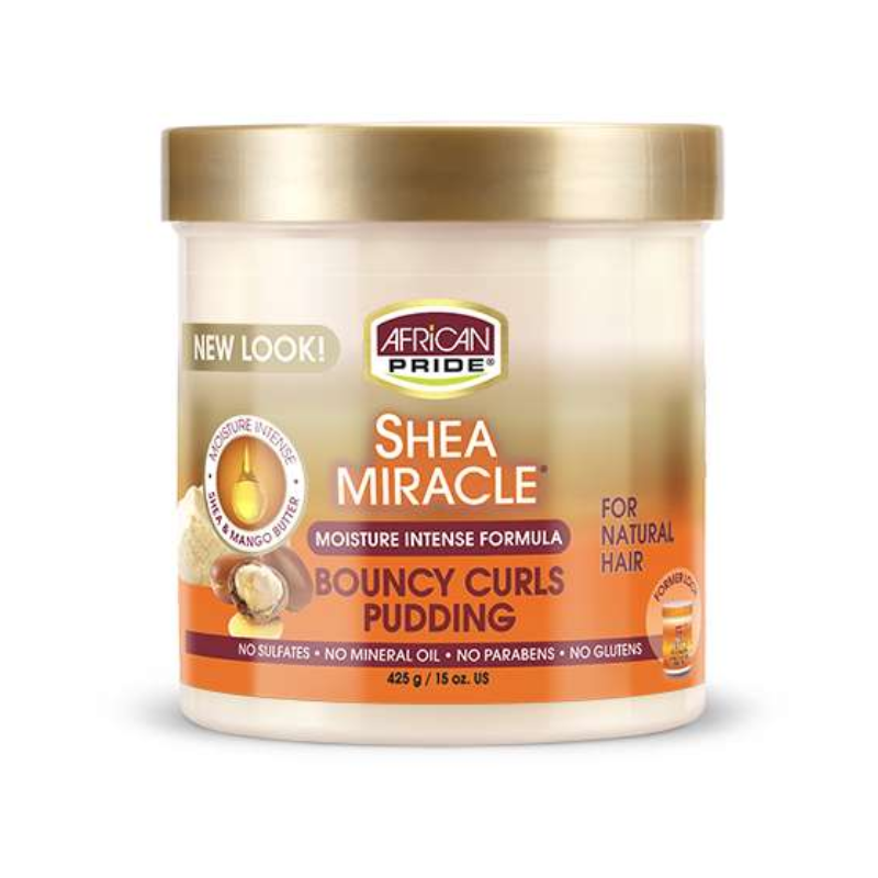 African Pride Shea Miracle Bouncy Curls Pudding – 15 oz - ANNS BEAUTY SUPPLY