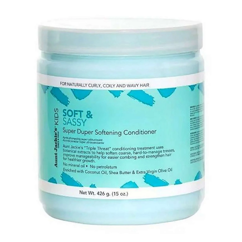 Aunt Jackie's Soft & Sassy Super Duper Softening Conditioner - 15 oz - ANNS BEAUTY SUPPLY