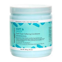 Aunt Jackie's Soft & Sassy Super Duper Softening Conditioner - 15 oz - ANNS BEAUTY SUPPLY