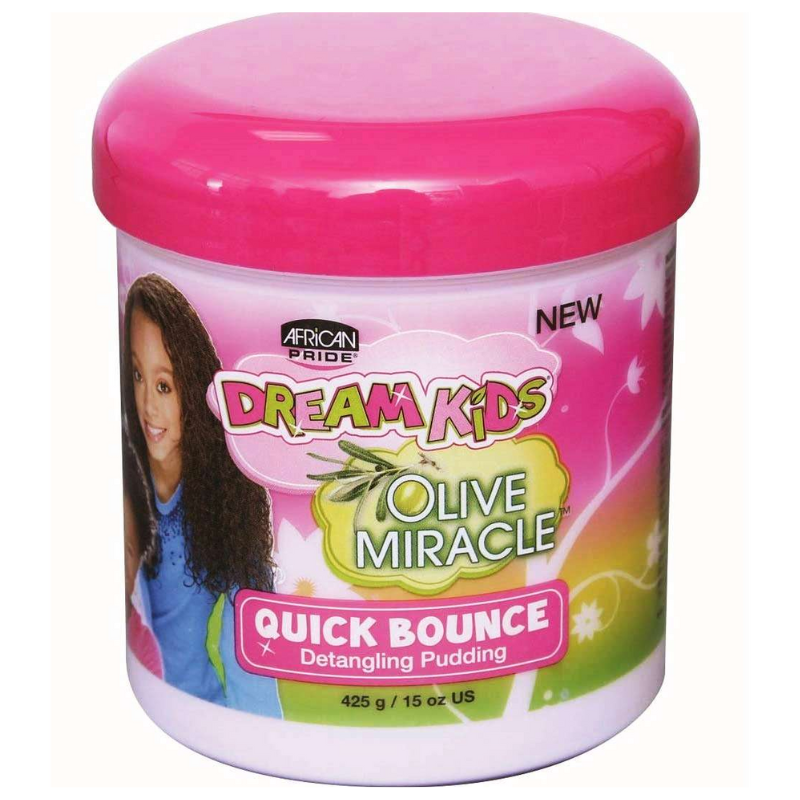 African Pride Dream Kids Olive Miracle Quick Bounce Detangling Pudding – 15 oz - ANNS BEAUTY SUPPLY