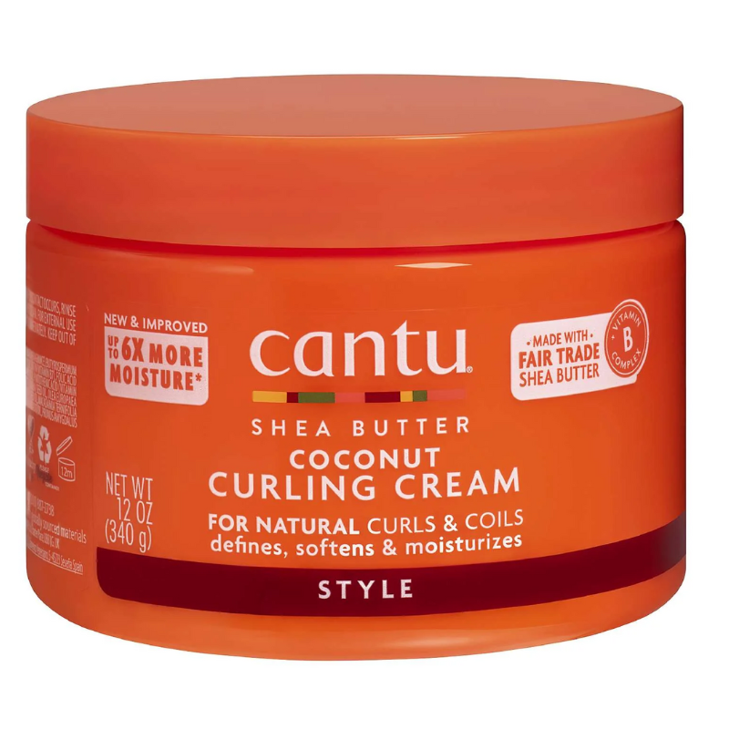 Cantu Shea Butter Coconut Curling Cream – 12 oz - ANNS BEAUTY SUPPLY