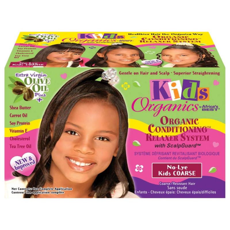 Kids Organics Organic Conditioning Relaxer System – No Lye, Coarse Hair - ANNS BEAUTY SUPPLY