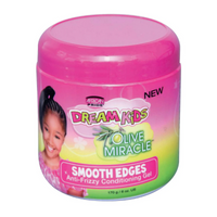 DreamKids Olive Miracle Smooth Edges Anti-Frizzy Conditioning Gel – 6 oz - ANNS BEAUTY SUPPLY