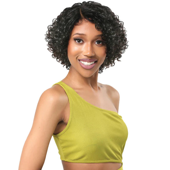 Vanessa Vixen HJH Emillia 100% Human Hair Wig – Deep J-Part Short Curly Bob Styler_OT27