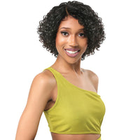 Vanessa Vixen HJH Emillia 100% Human Hair Wig – Deep J-Part Short Curly Bob Styler_OT27
