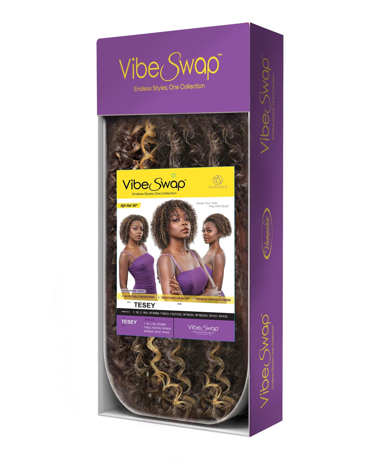 Vanessa Vibe Swap Half Wig Tesey - ANNS BEAUTY SUPPLY