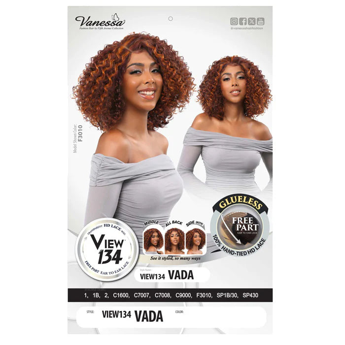 Vanessa Glueless VIEW134 VADA HD Lace Front Wig